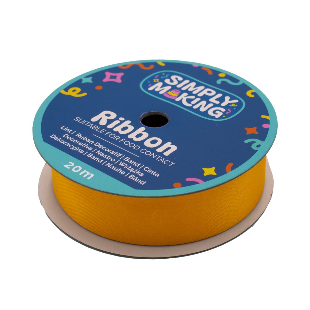 Simply Making Ruban à Gâteau Or 24 mm x 20 m