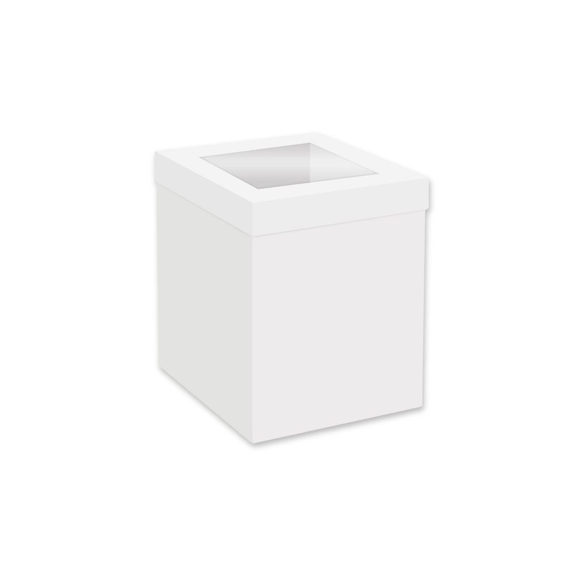 Simply Making Boîte à Gâteau Haute Fenêtre Blanc 20 x 20 x 25 cm