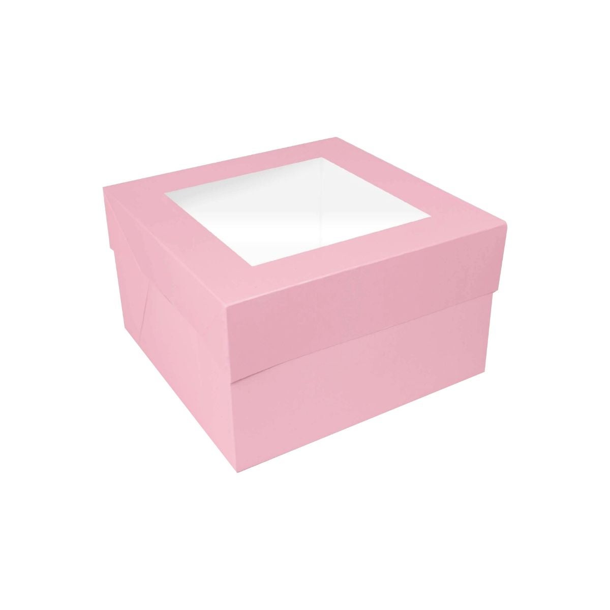 Simply Making Boîte à Gâteau Fenêtre Rose Clair 20 x 20 x 15 cm