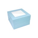 Simply Making Boîte à Gâteau Fenêtre Bleu Clair 20 x 20 x 15 cm