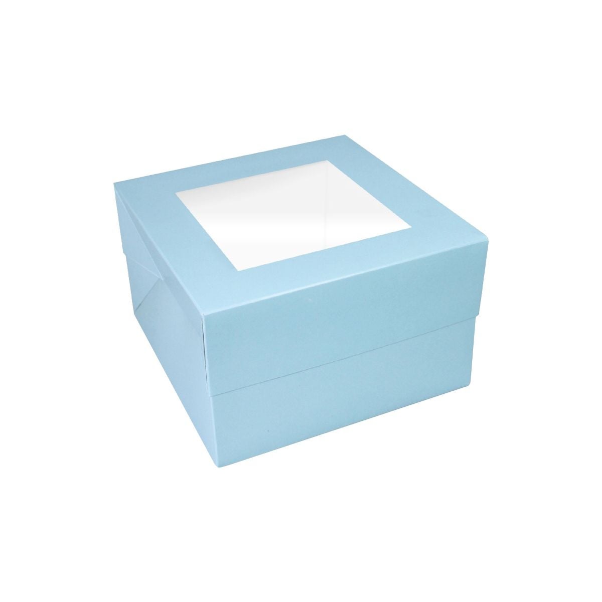 Simply Making Boîte à Gâteau Fenêtre Bleu Clair 20 x 20 x 15 cm