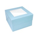 Simply Making Boîte à Gâteau Fenêtre Bleu Clair 35 x 35 x 15 cm