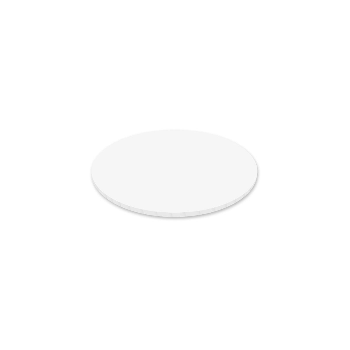Simply Making Planche Masonite Mat 12 mm Rond Blanc 20 cm