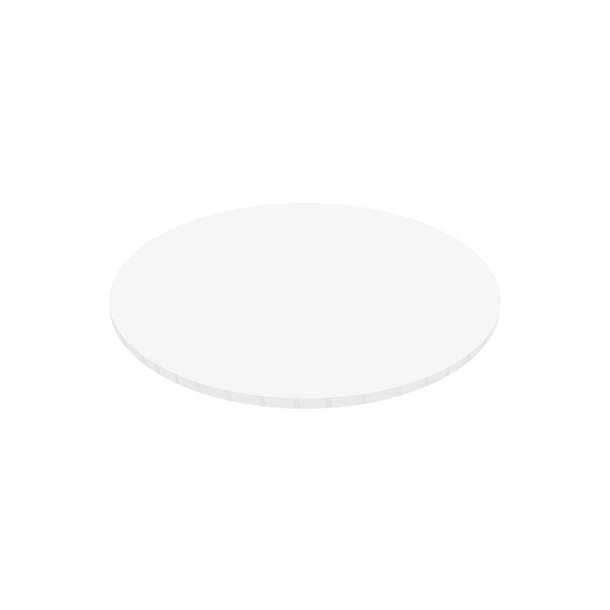 Simply Making Planche Masonite Mat 12 mm Rond Blanc 30 cm