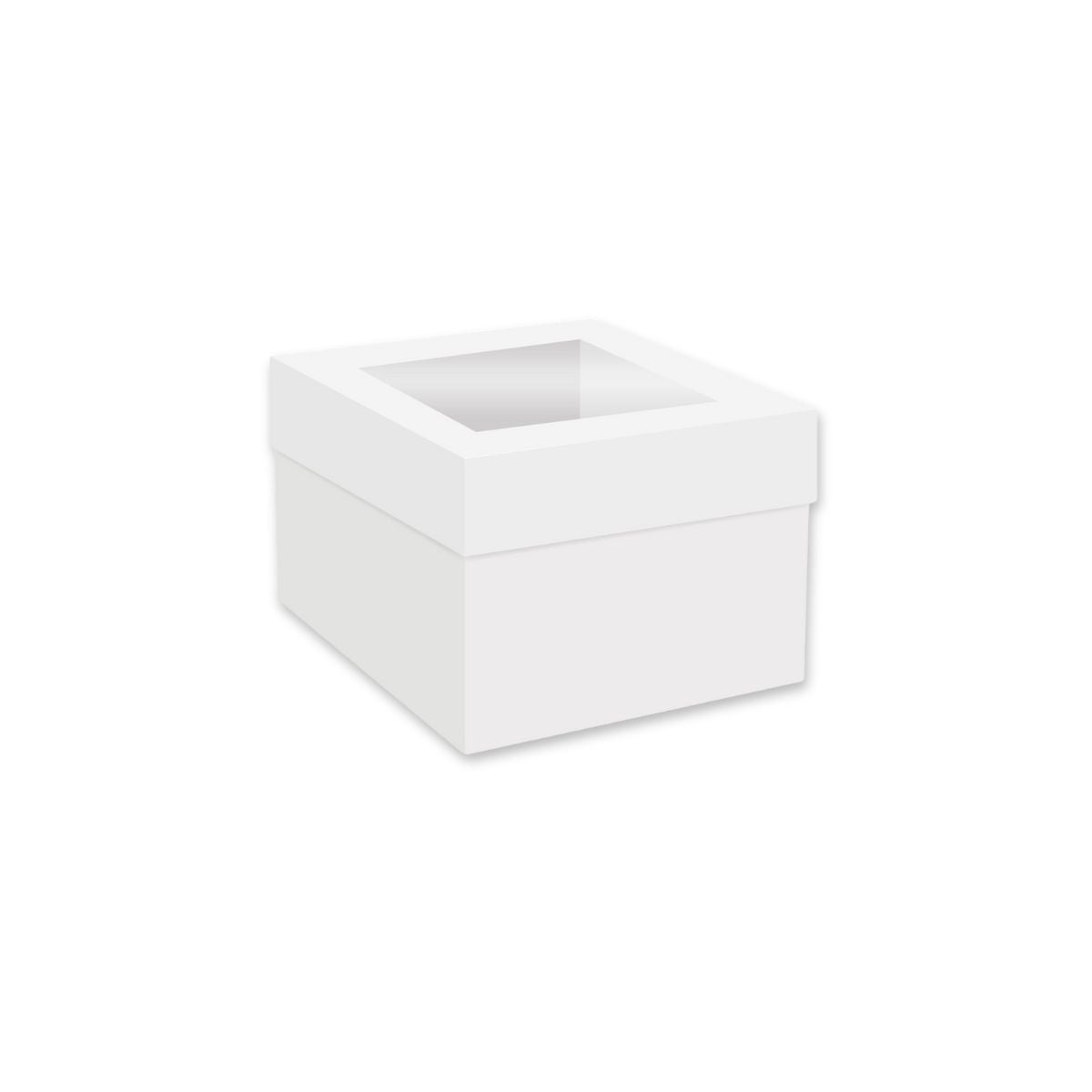 Simply Making Cake Box Window White 15 x 15 x 15 cm pk/25