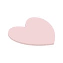 Simply Making Matt Masonite Board Cœur Rose Clair 25 cm