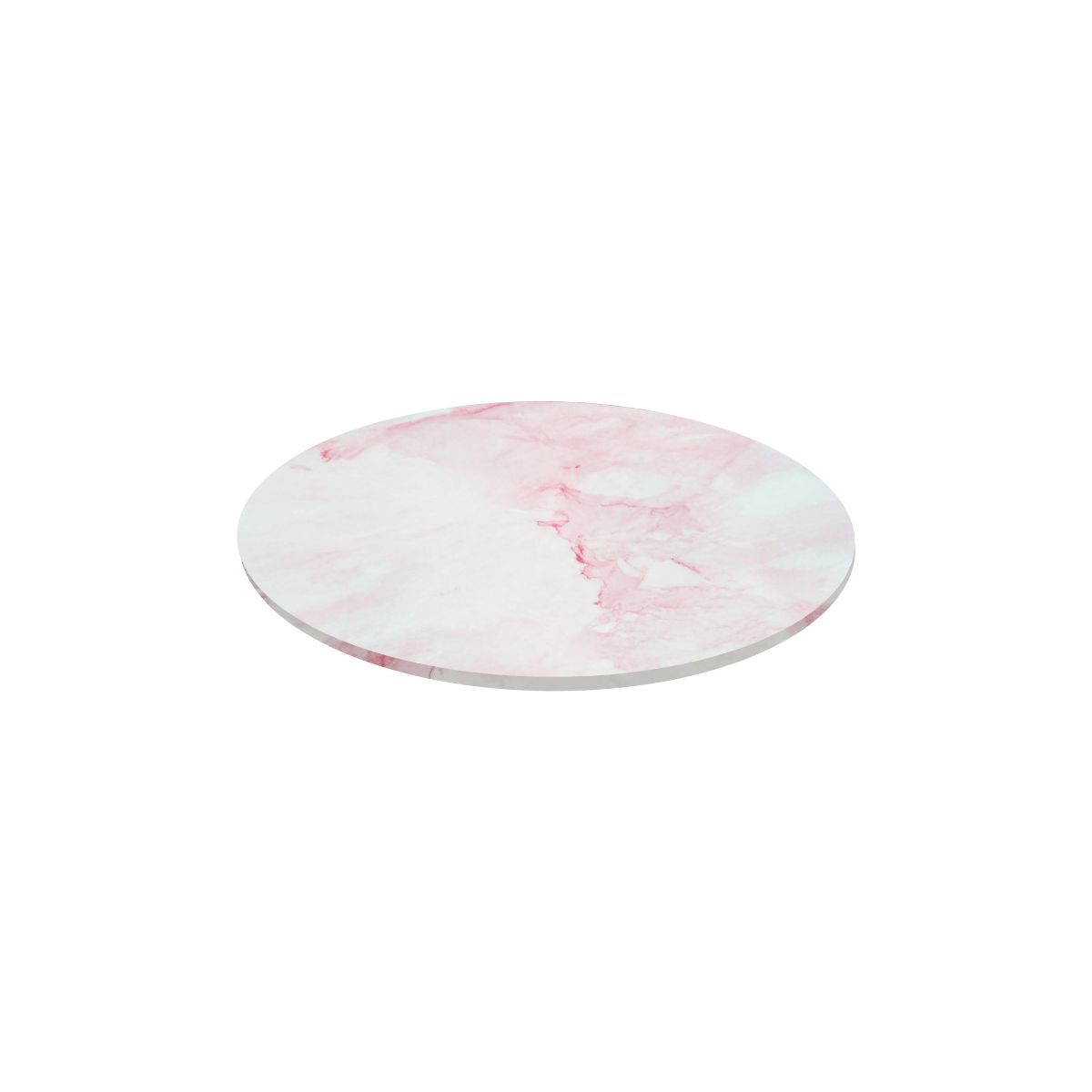 Simply Making Matt Masonite Board Rond Marbre Rose 20 cm