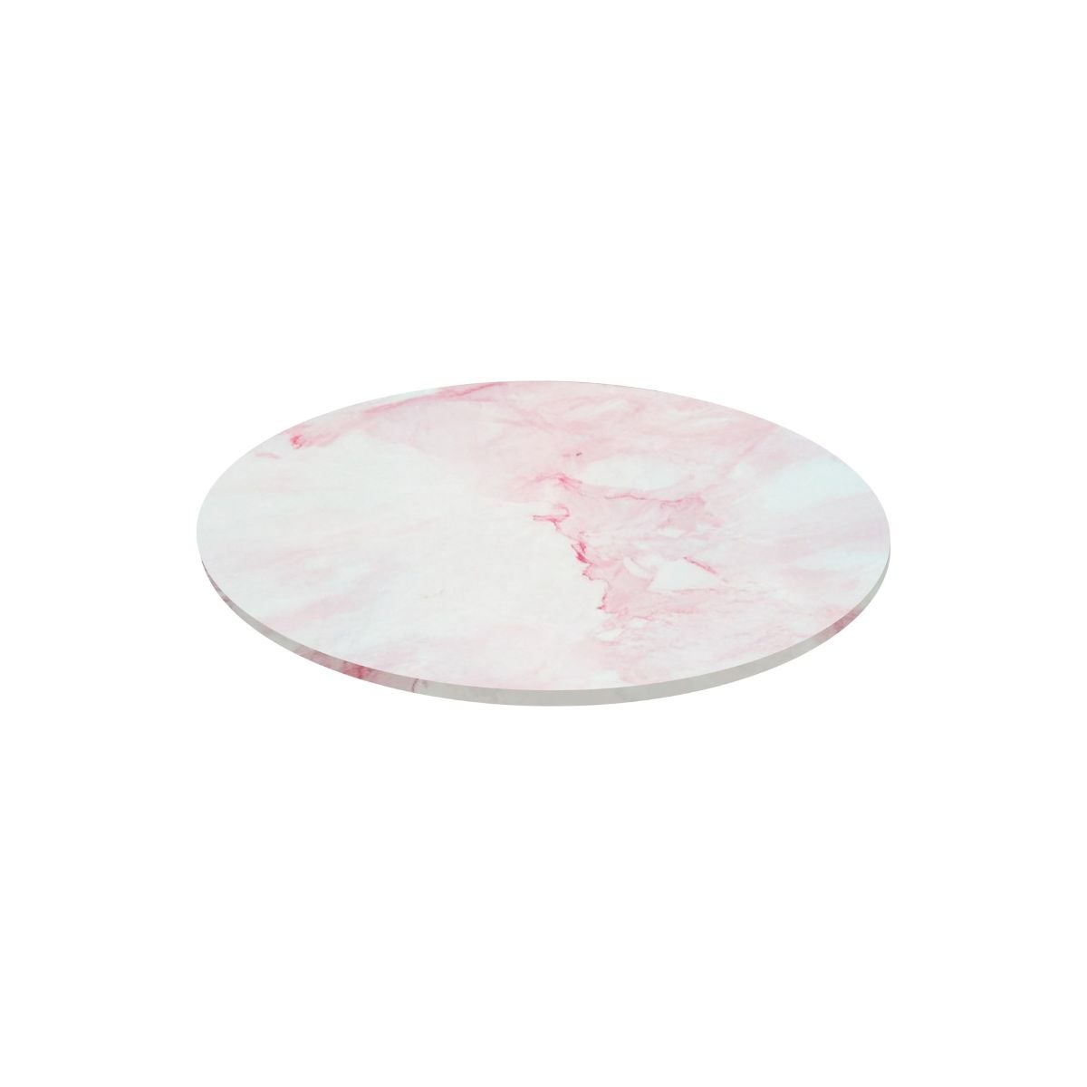 Simply Making Matt Masonite Board Rond Marbre Rose 25 cm