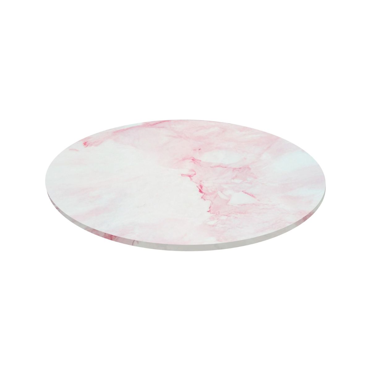 Simply Making Matt Masonite Board Rond Marbre Rose 30 cm
