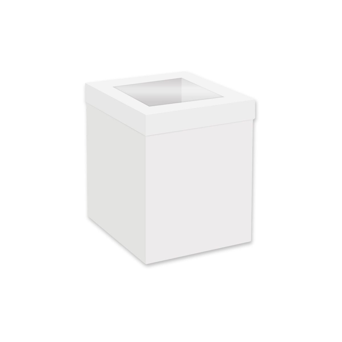 Simply Making Grande Boîte à Gâteaux Fenêtre Blanche 25 x 25 x 25 cm