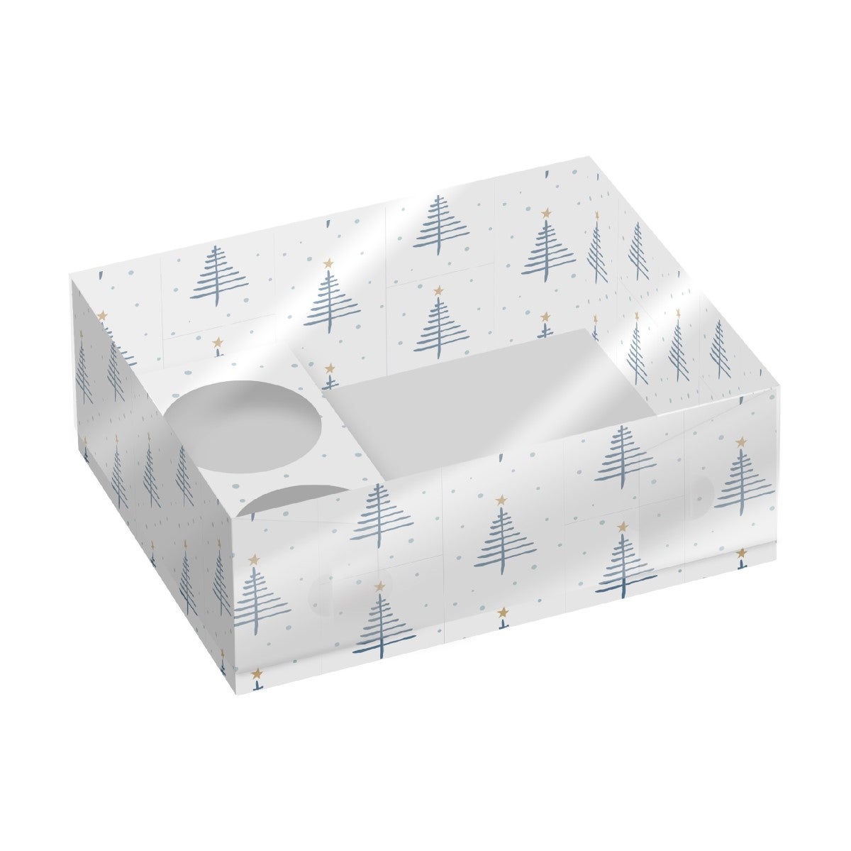 Simply Making Boîte à Friandises & Cupcakes Sapins de Noël set/2