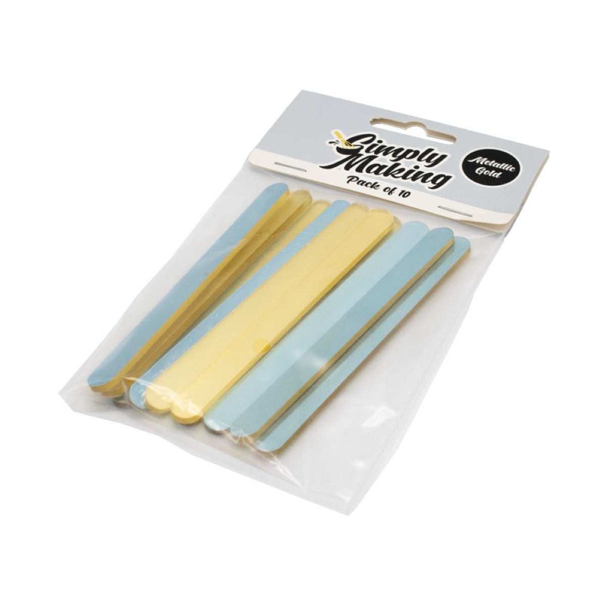 Simply Making Cakesicle Sticks pk/10 - Or Miroité - 113mm