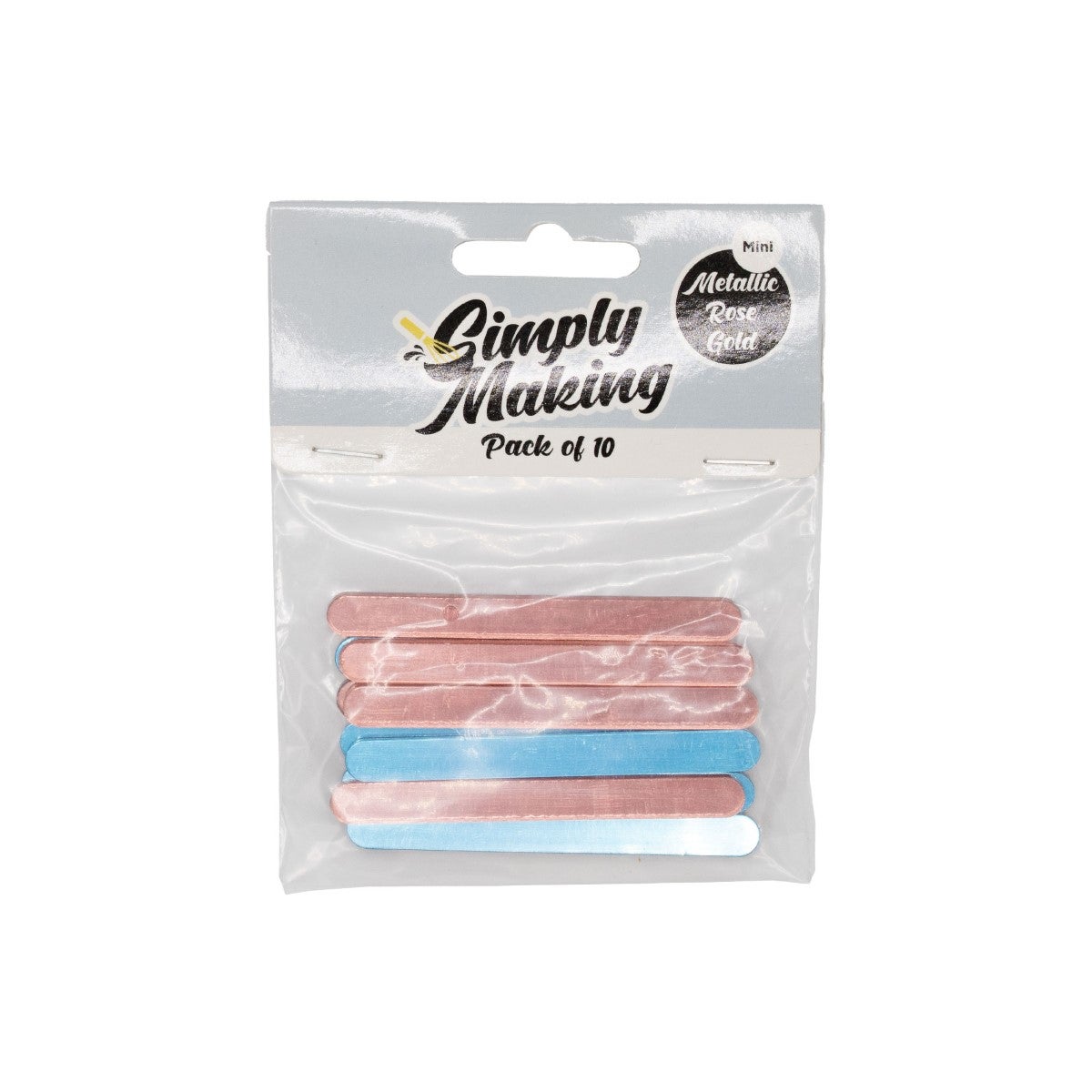 Simply Making Cakesicle Sticks pk/10 - Or Rose Miroité - 76 mm