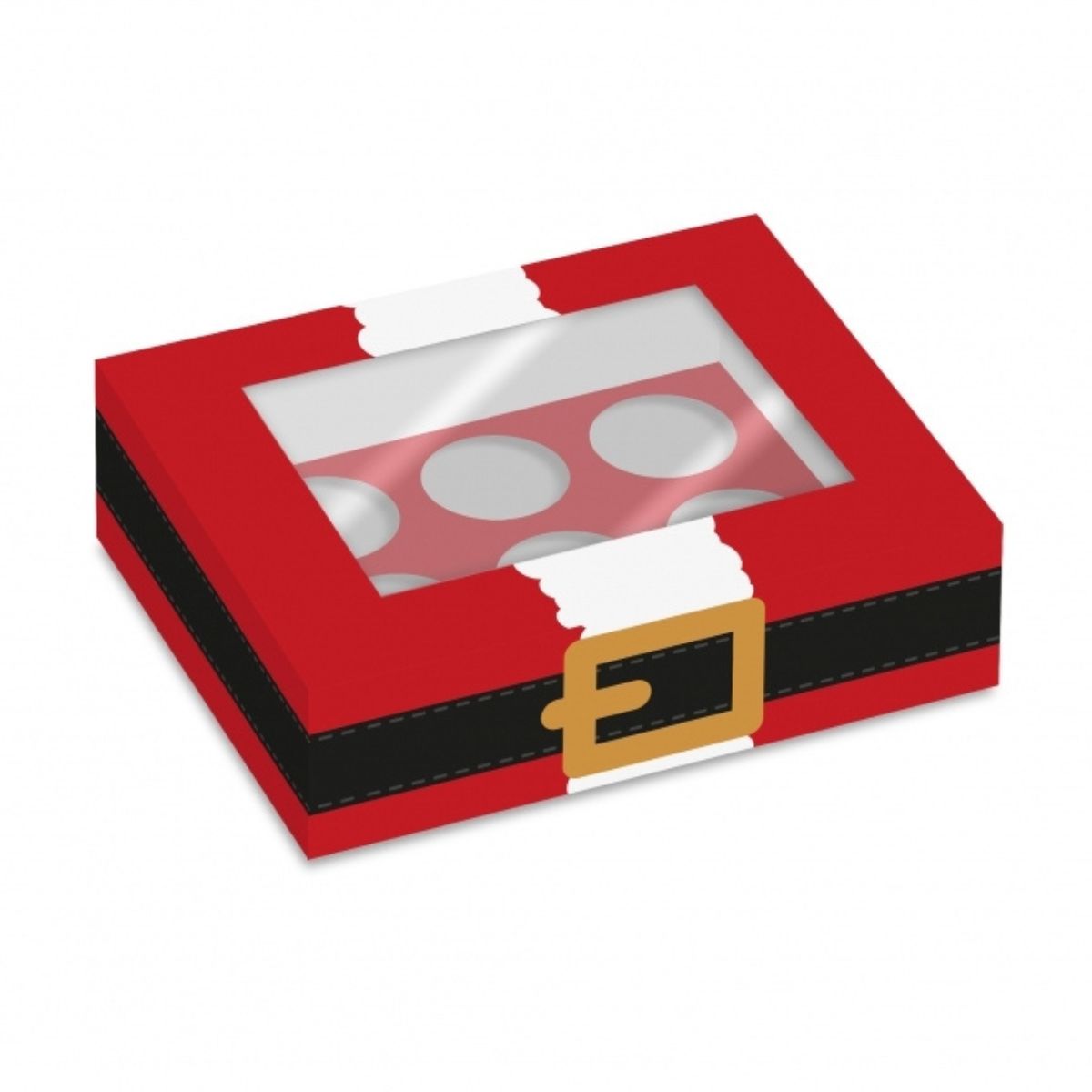 Simply Making Cupcake Box Santa 6 pk/2