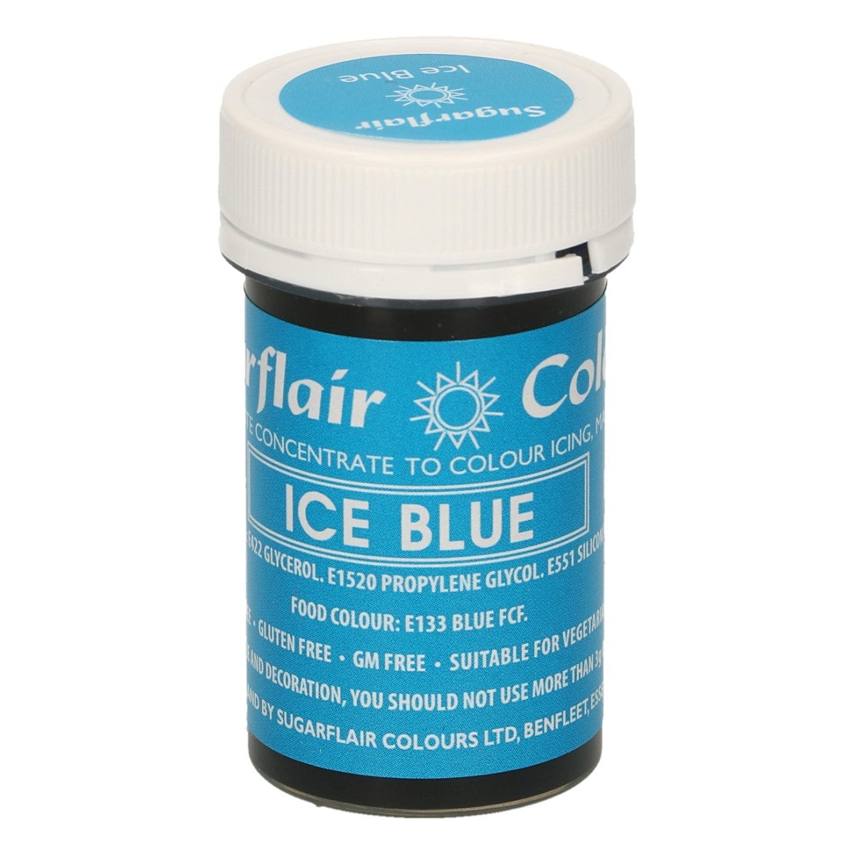 Sugarflair Colorant en Pâte BLEU GLACÉ, 25g