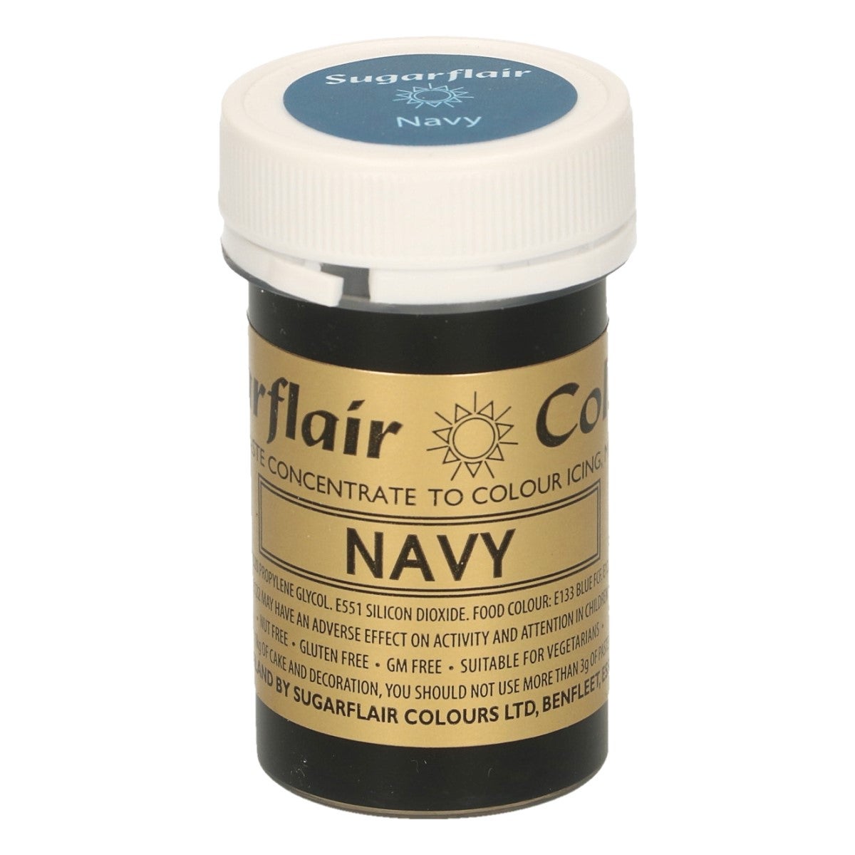Sugarflair Colorant en Pâte MARINE, 25g