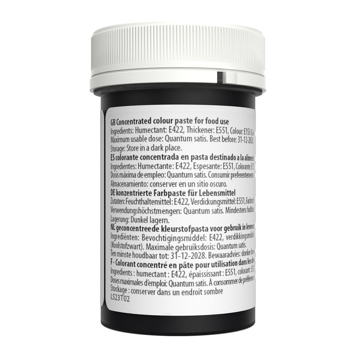 Sugarflair Colorant en Pâte RÉGLISSE/NOIR, 25g