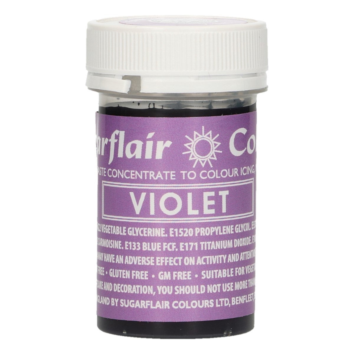 Sugarflair Pâte Colorante VIOLETTE - 25g