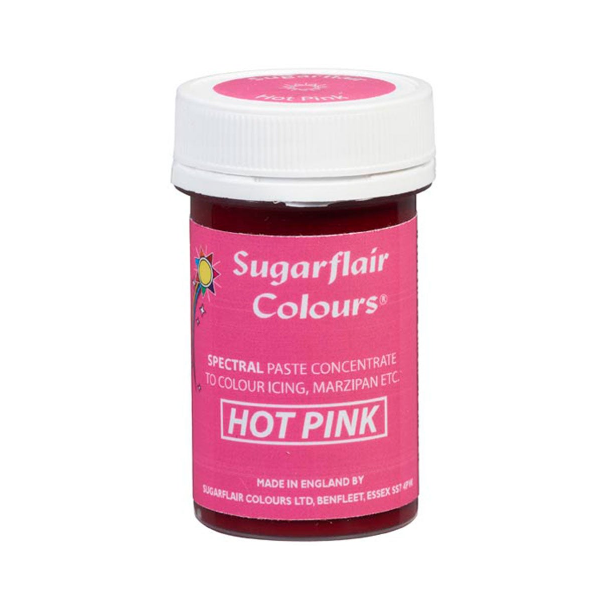 Pâte Spectrale Sugarflair - Hot Pink - 25g