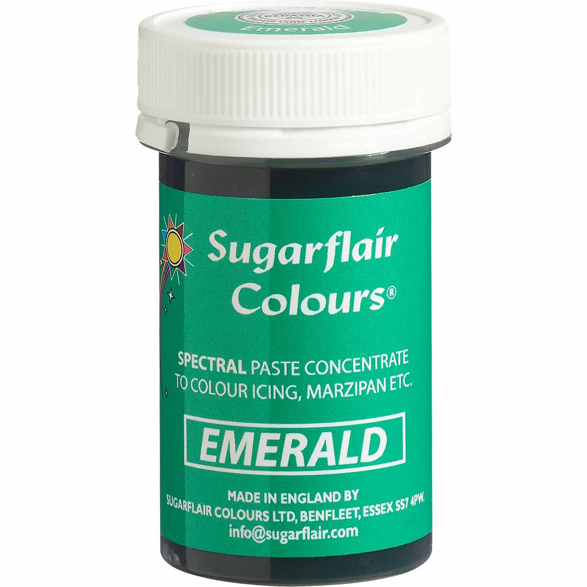 Sugarflair Paste Colour - Emerald - 25g