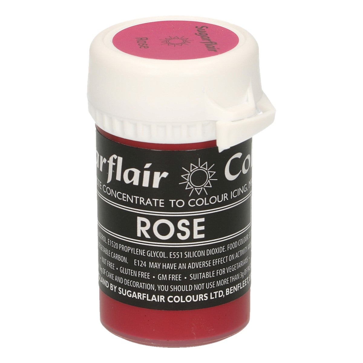 Sugarflair Colorant en Pâte Pastel ROSE 25g