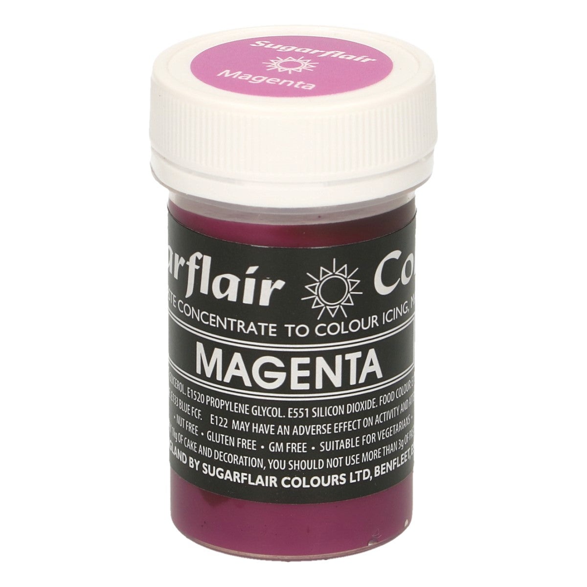 Sugarflair Paste Colour Pastel MAGENTA 25g