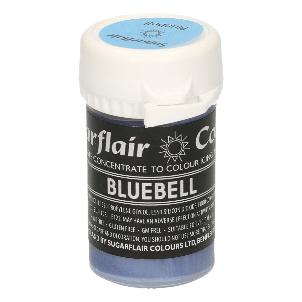 Sugarflair Colorant en Pâte Pastel BLEU JACYNTHE 25g