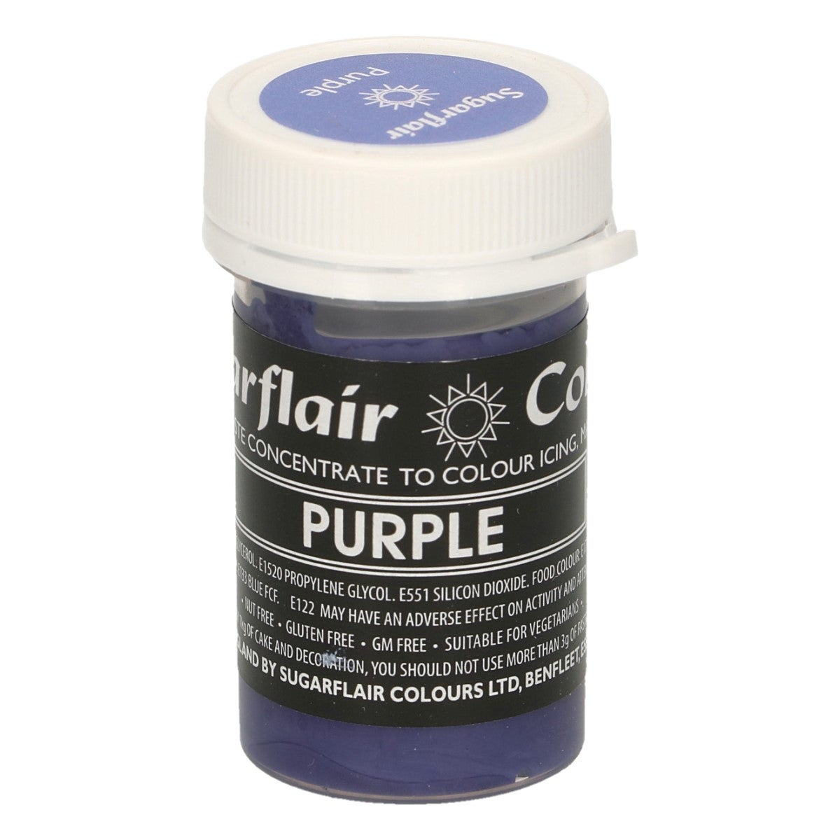 Sugarflair Colorant en Pâte Pastel VIOLET  25g