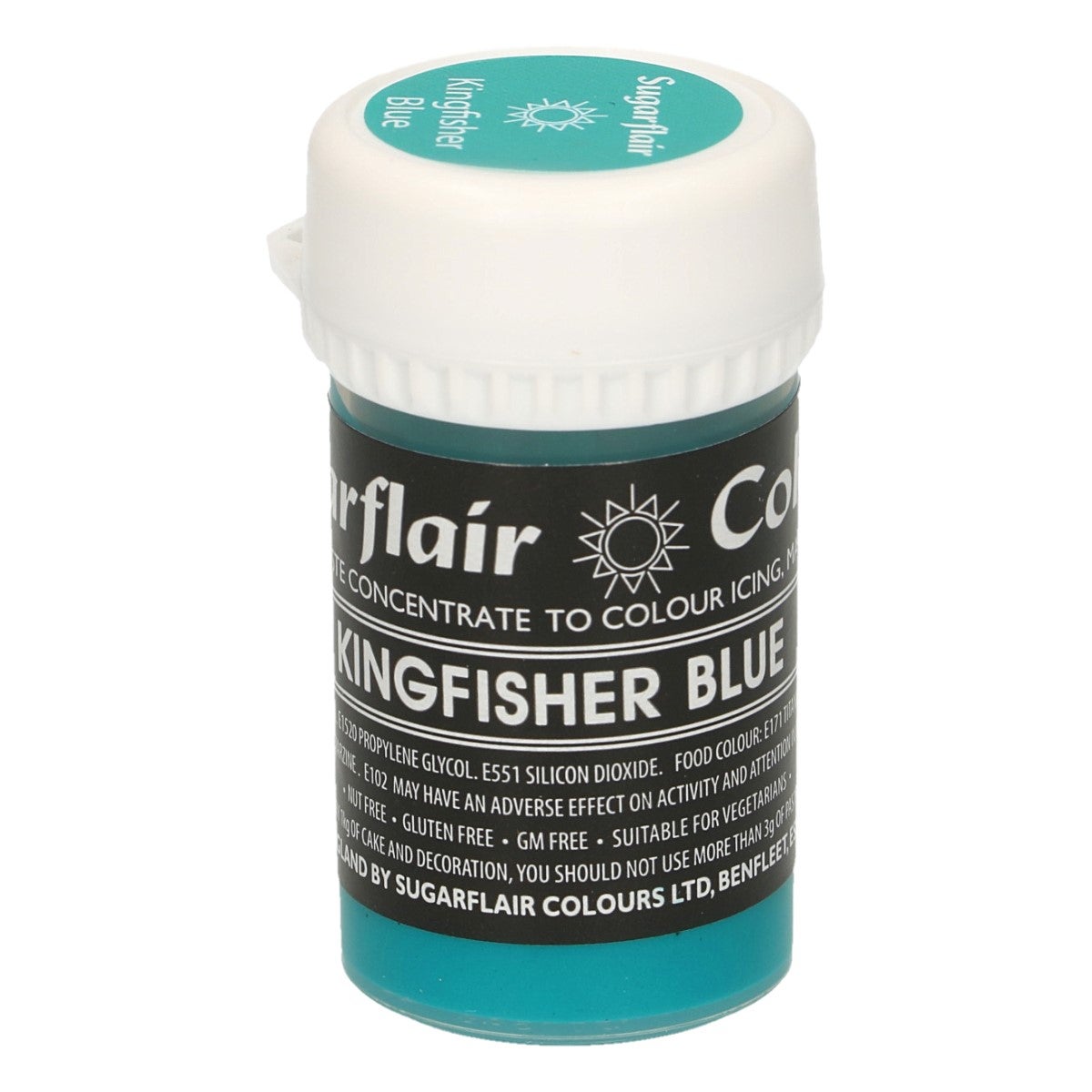 Sugarflair Pâte alimentaire colorée Pastel BLEU 25g