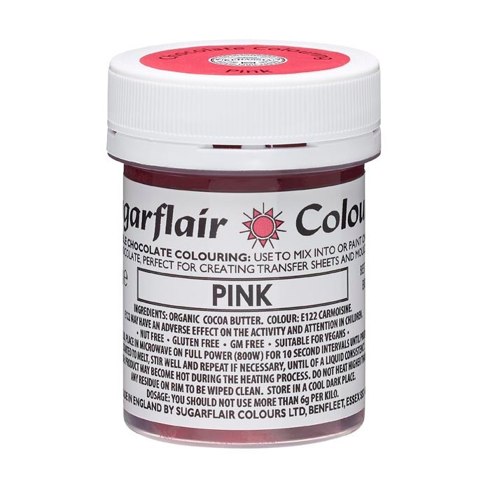 Sugarflair Colorant Chocolat - Pink - 35g