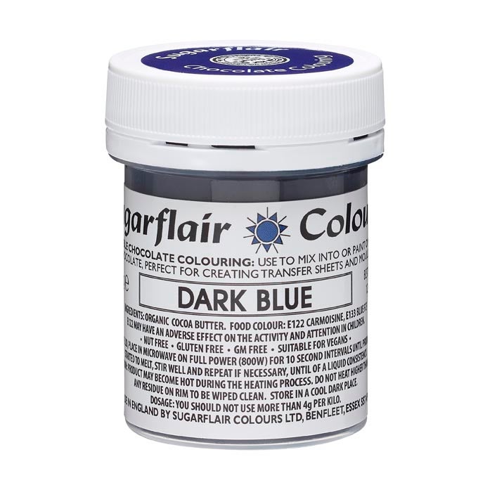 Sugarflair Colorant Chocolat - Dark Blue - 35g