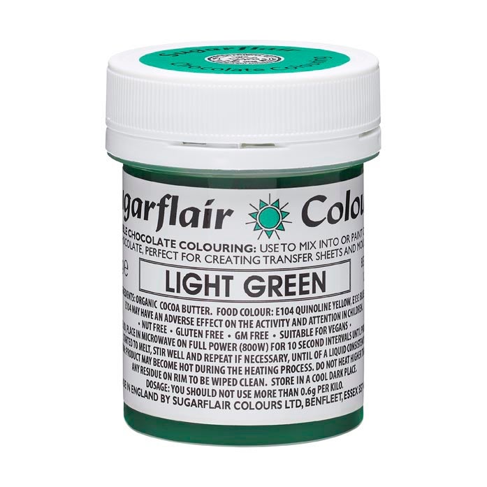 Sugarflair Colorant Chocolat - Light Green - 35g