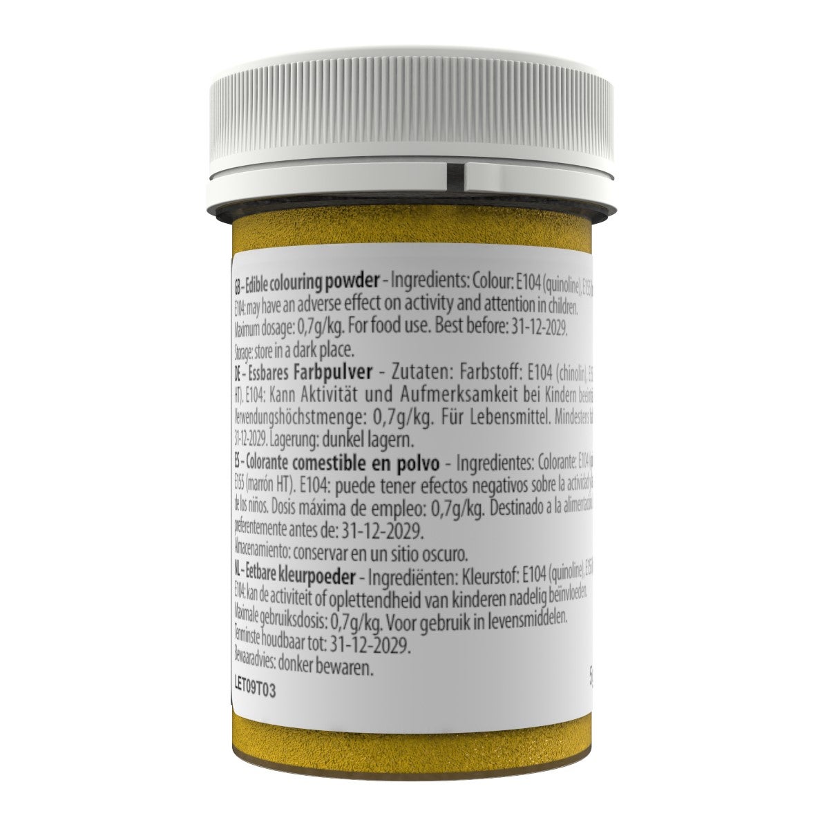 Sugarflair Blossom Tint Dust Old Gold 5g