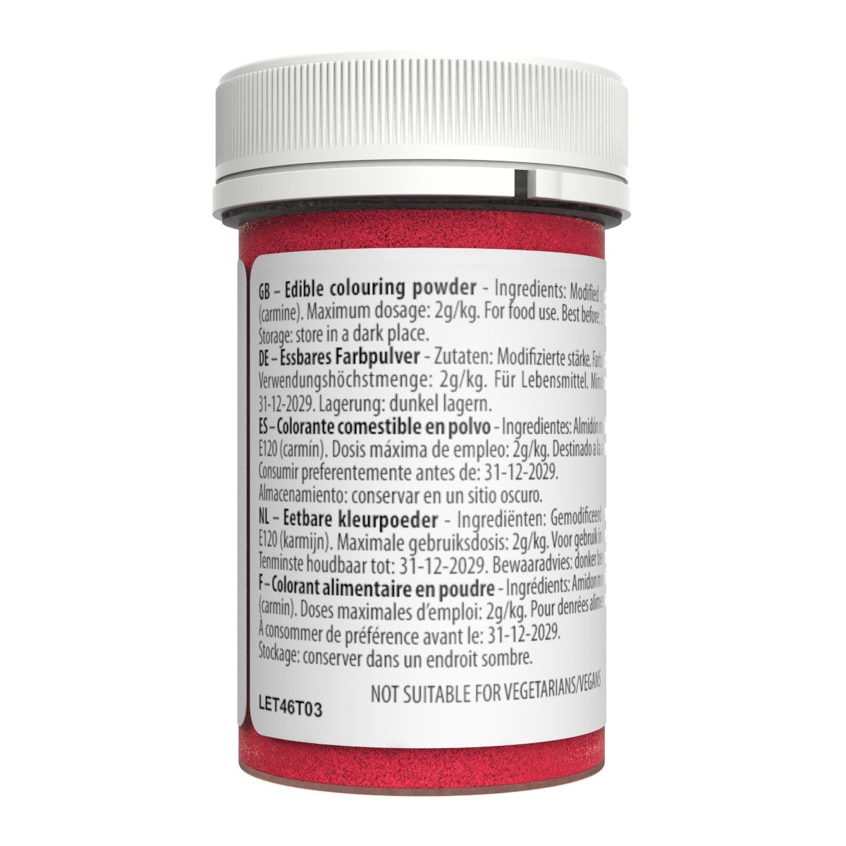 Sugarflair Blossom Tint Dust Fuchsia 5g