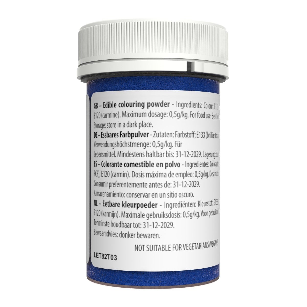 Sugarflair Blossom Tint Dust Caribbean Blue 5g