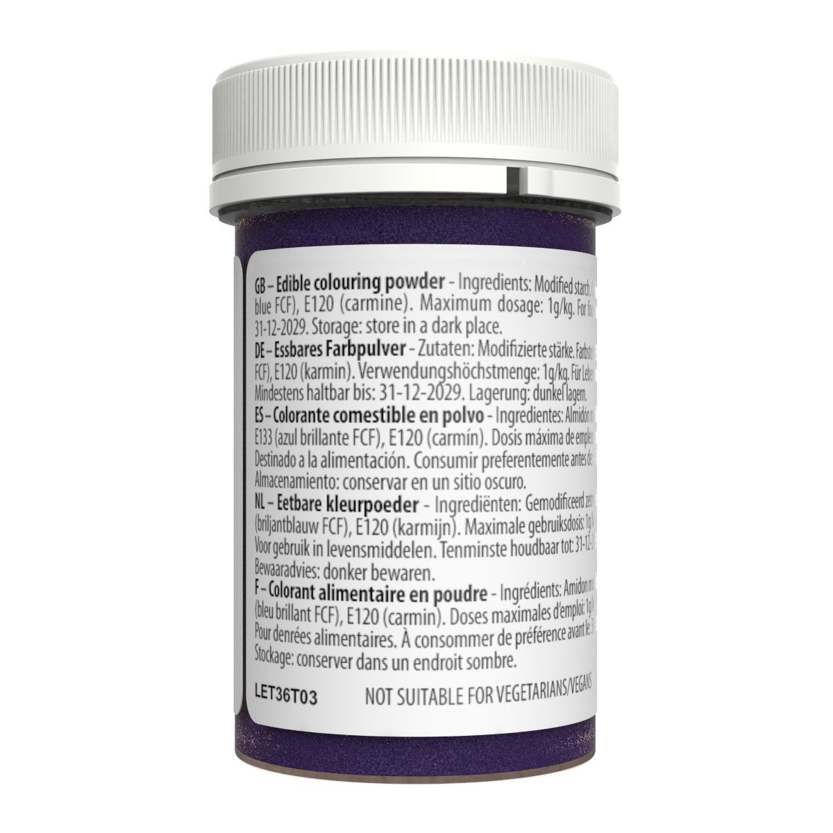 Sugarflair Blossom Tint Dust Grape Violet 5g