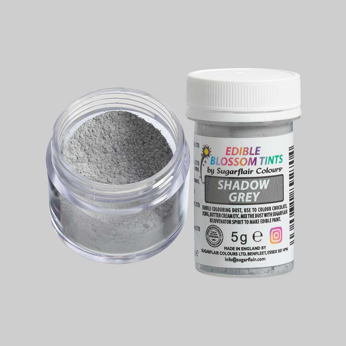 Sugarflair Blossom Tint Dust Shadow Grey 5g