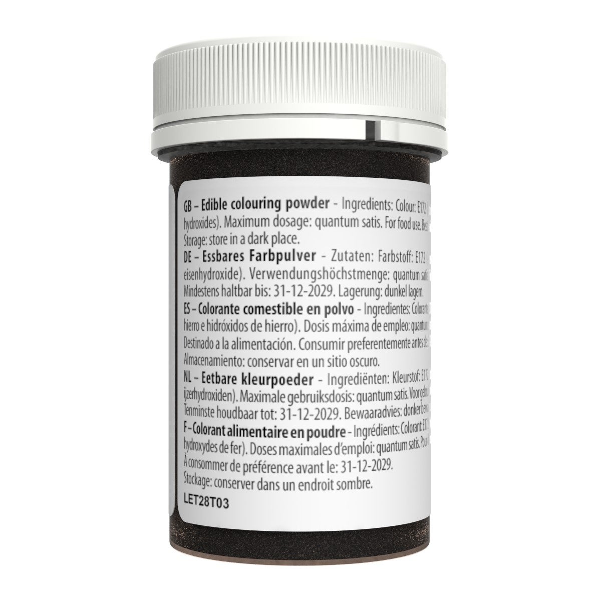 Sugarflair Blossom Tint Dust Matt Black 5g