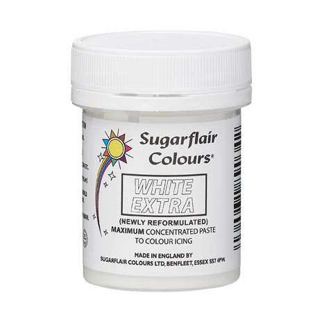 Sugarflair - Max Concentrate Paste Colour EXTRA BLANC 42g
