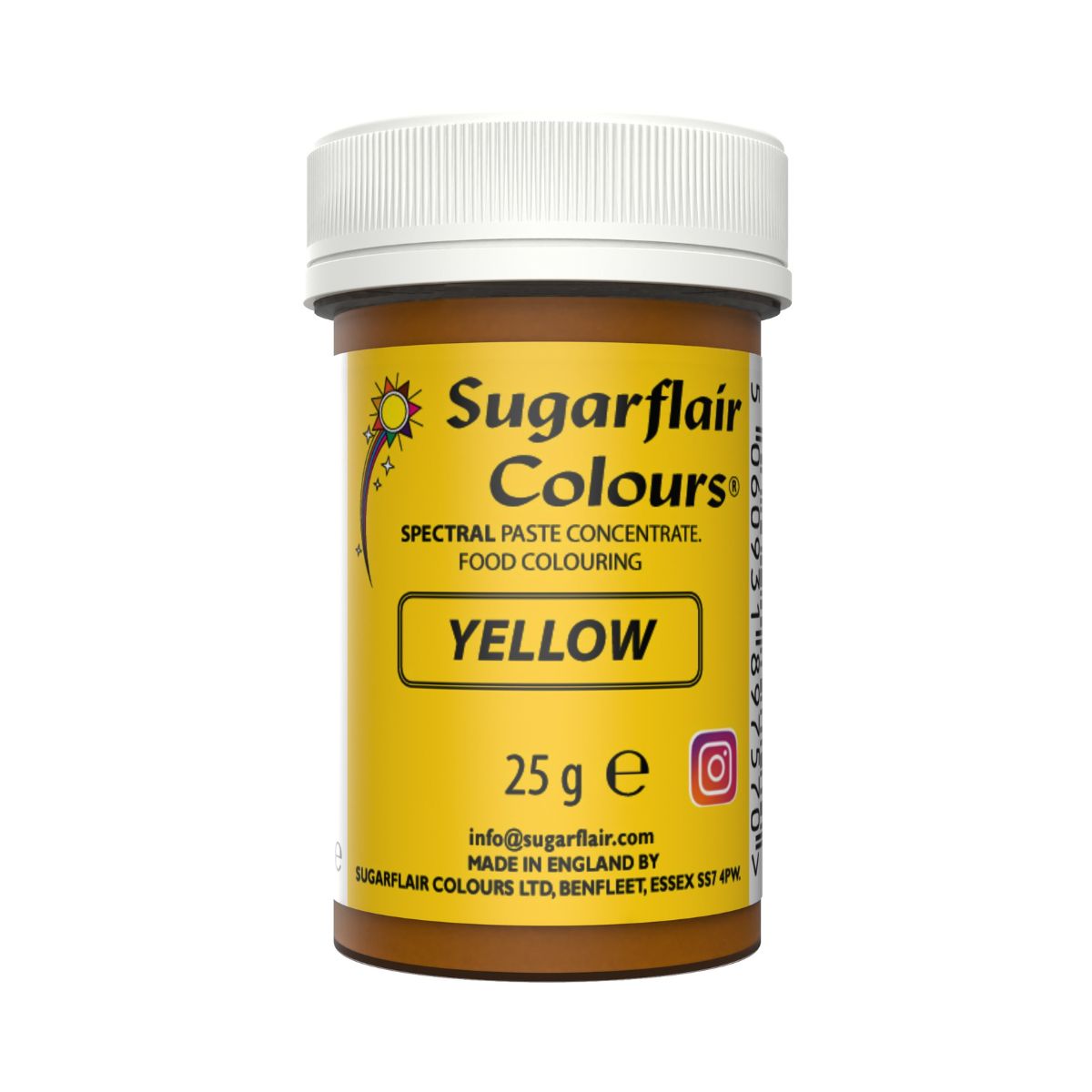 Sugarflair Paste Colour Jaune 25 g