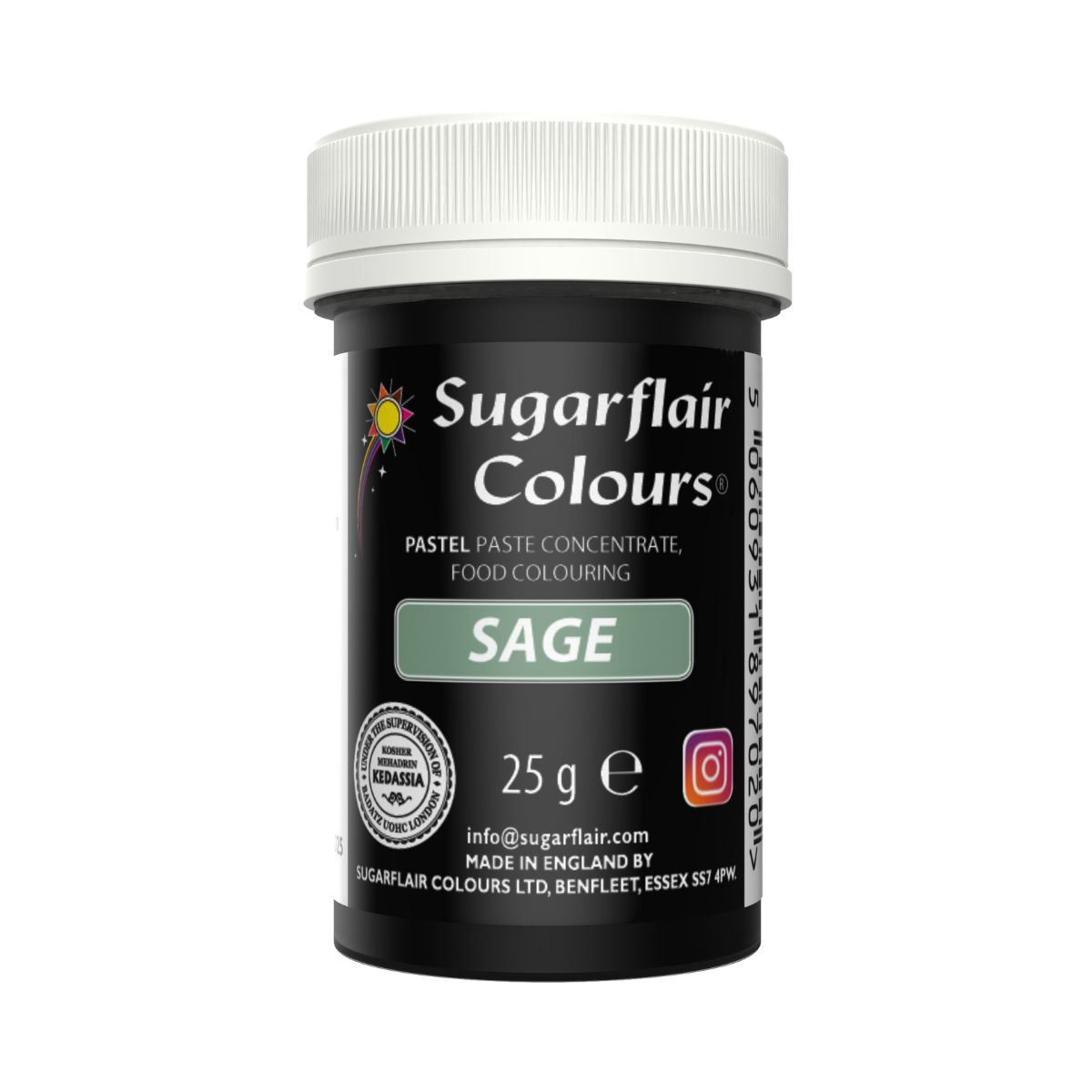 Sugarflair Paste Colour Pastel Sage 25 g