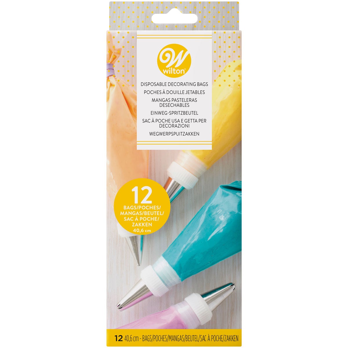 Wilton Poche à Douille Jetable 40cm pcs/12