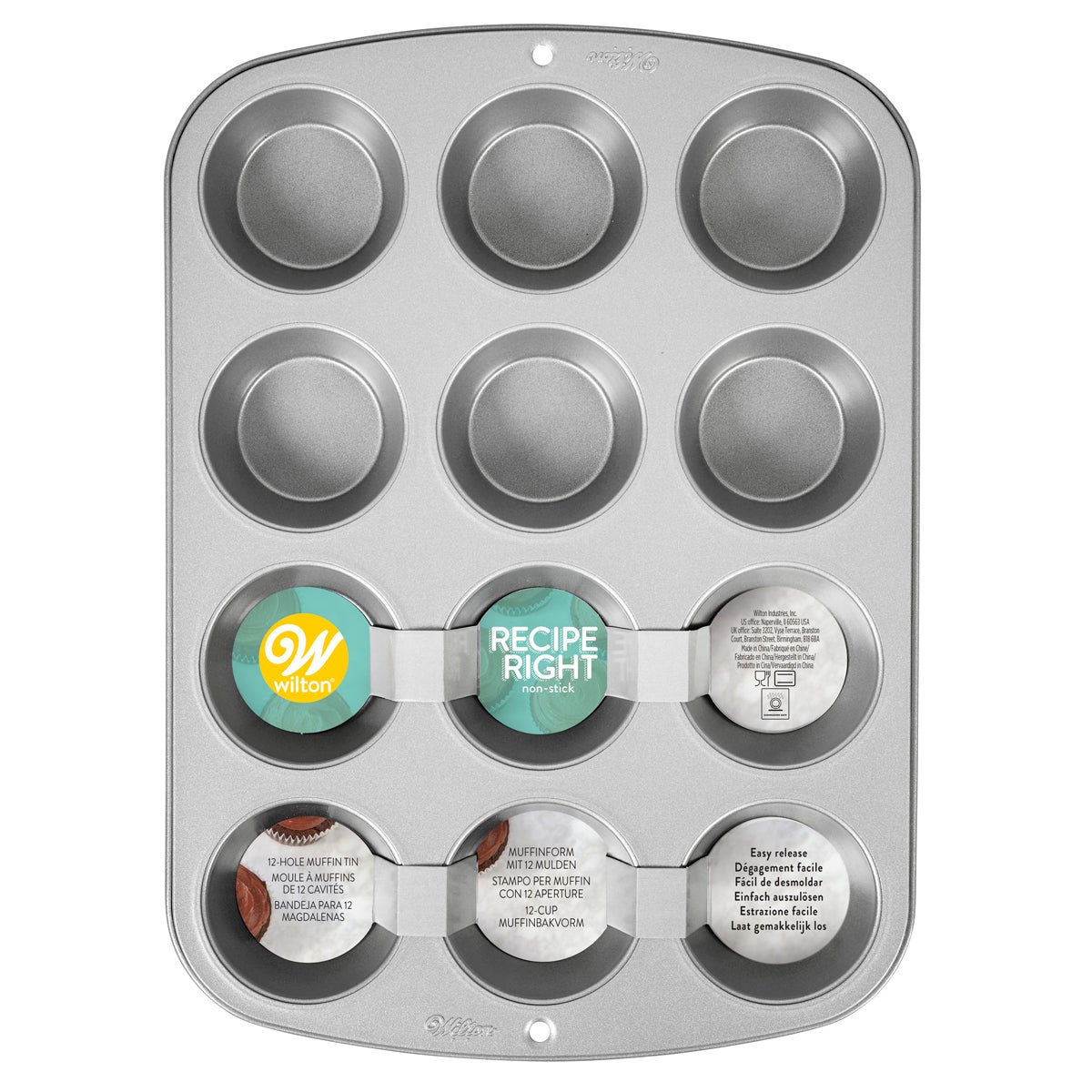 ilton Recipe Right® Muffin Bakvorm 12 cupcakes