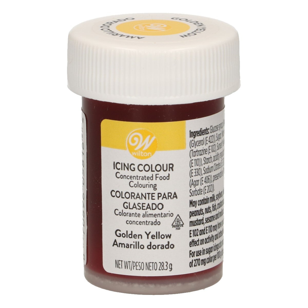 Wilton COLORANT ALIMENTAIRE pâte - Jaune doré - 28g