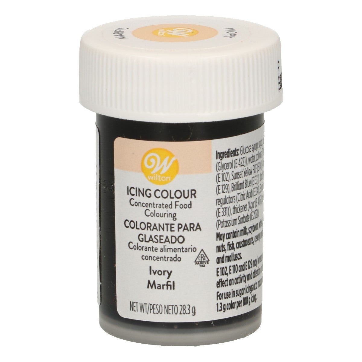 Wilton COLORANT ALIMENTAIRE pâte - Ivoire - 28g