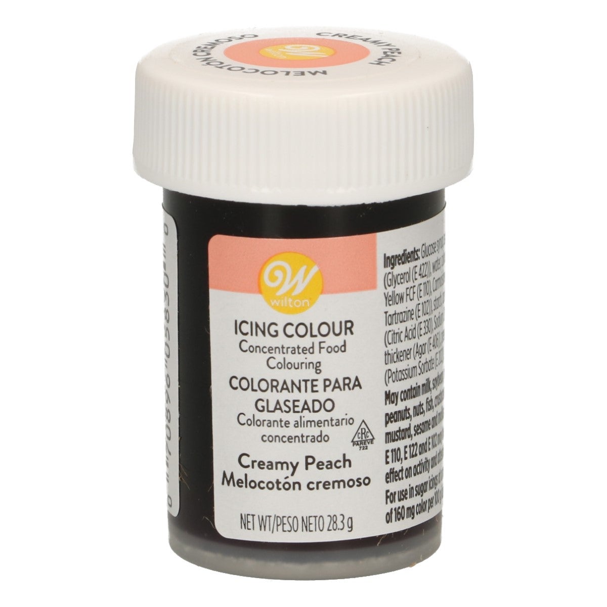 Wilton COLORANT ALIMENTAIRE pâte- Pêche crémeuse - 28g