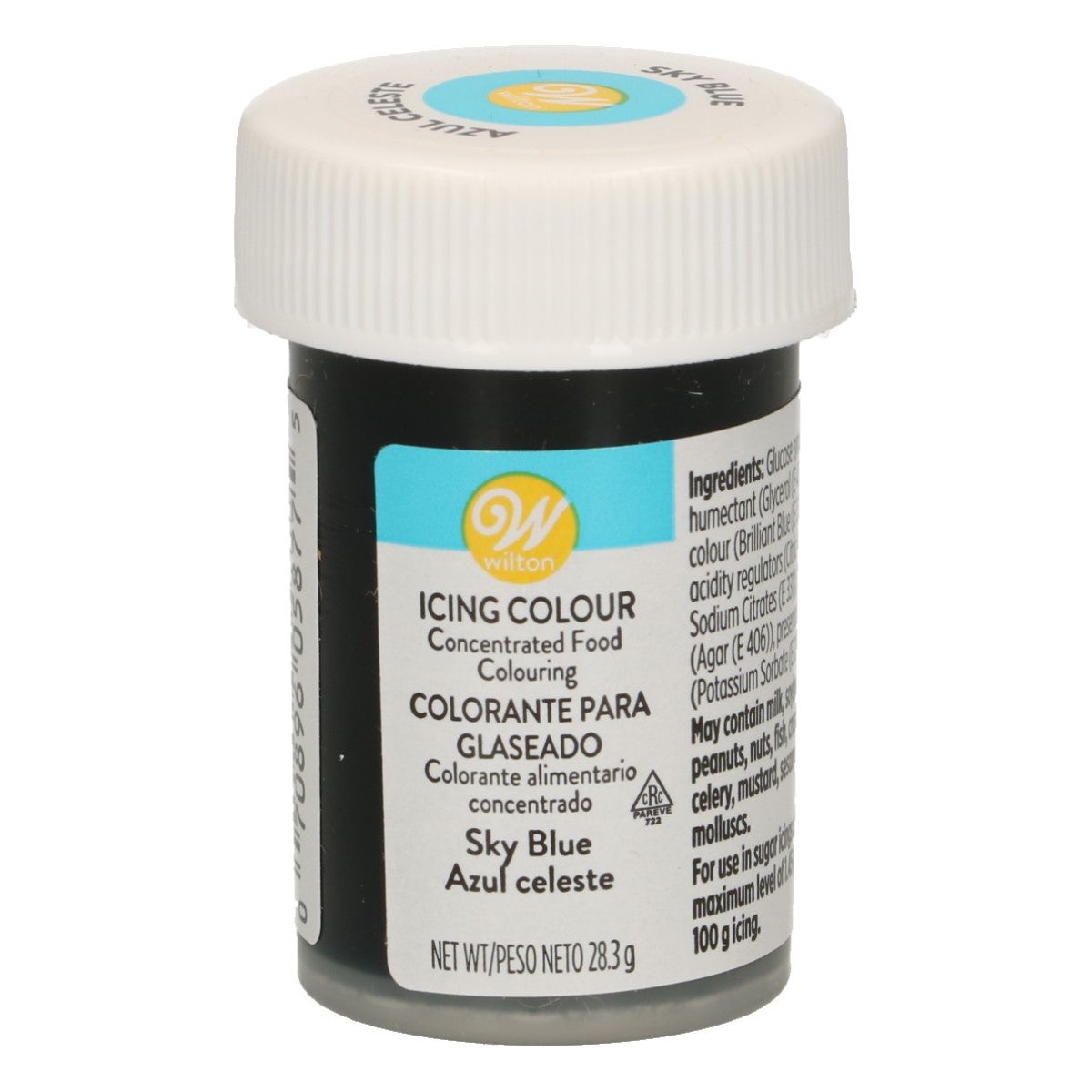 Wilton COLORANT ALIMENTAIRE pâte- Bleu ciel- 28g