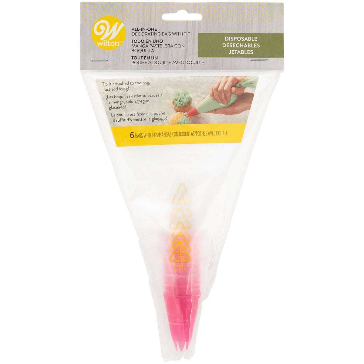 Wilton Poches à douilles & Douilles Jetables #1M pcs/6