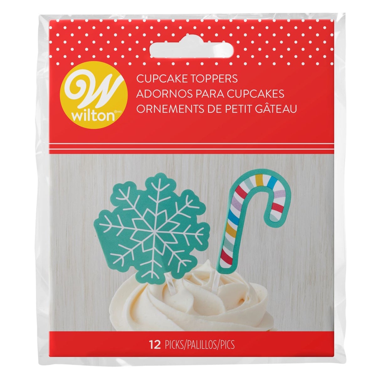 Wilton Pics à Confiserie Flocons de neige & Sucre d'orge
