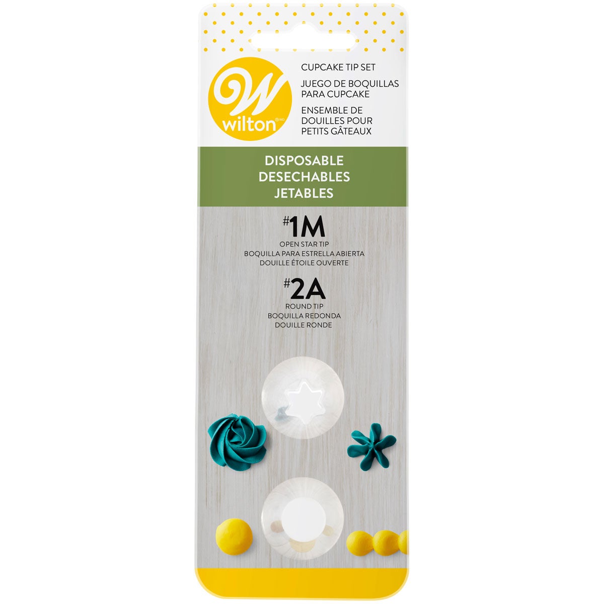 Wilton Douilles Jetables Set/2 (#1M, #2A)